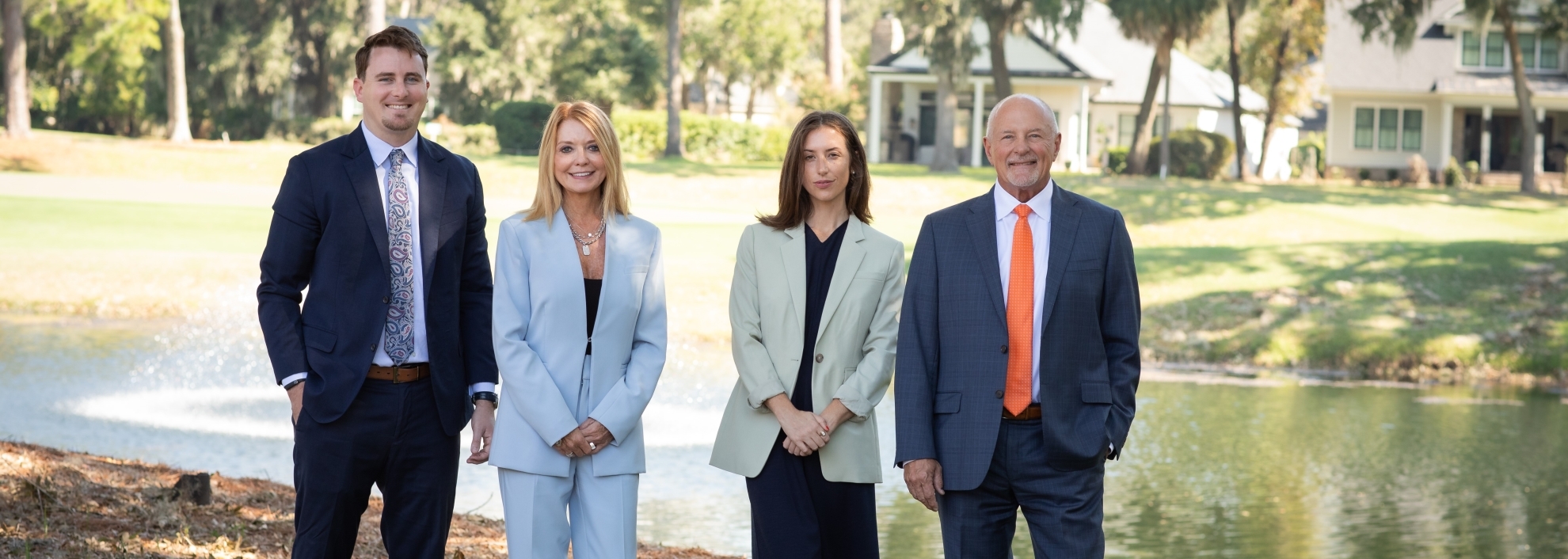 Skidaway Wealth Advisory Group outdoor team photo